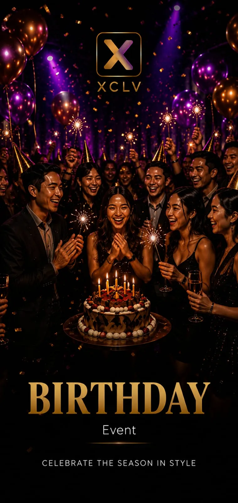 XCLV birthday celebration