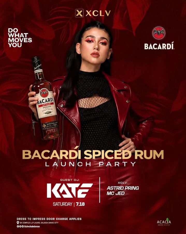 Bacardí Spiced Rum Launch Party Tonight
